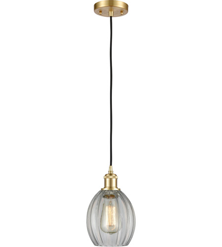 Antique Finish Innovations 516-1P-AB-G82 Transitional One Light Mini Pendant from Ballston Collection in Brass 