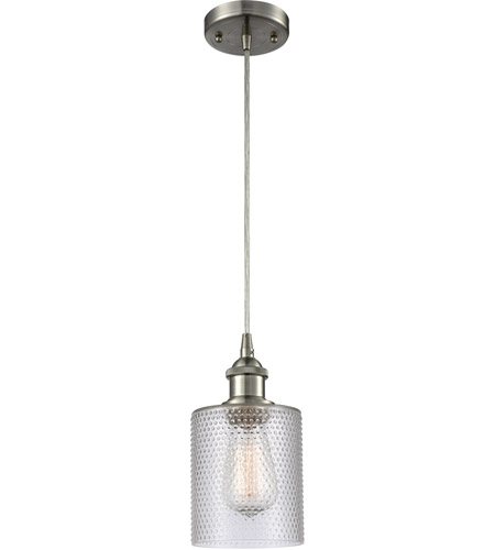 Innovations 516-1S-AB-G112-LED LED Mini Pendant from Ballston Collection 