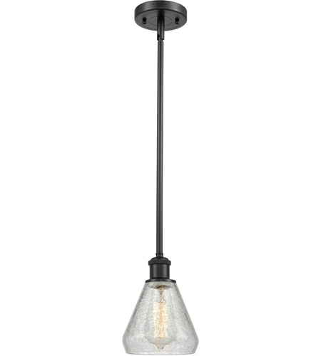 Innovations Lighting 516-1S-BK-G275-LED Ballston Conesus LED 6 inch Matte Black Pendant Ceiling Light, Ballston