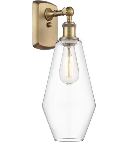 Innovations Lighting 516-1W-BB-G652-7-LED Ballston Cindyrella LED 7 inch Brushed Brass Sconce Wall Light in Clear Glass