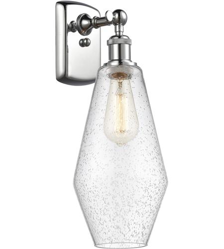 Innovations Lighting 516-1W-PC-G654-7 Ballston Cindyrella 1 Light 7 inch Polished Chrome Sconce Wall Light in Incandescent, Seedy Glass photo