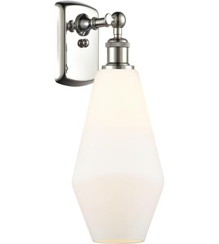 Innovations Lighting 516-1W-PN-G651-7 Ballston Cindyrella 1 Light 7 inch Polished Nickel Sconce Wall Light in Incandescent, Matte White Glass