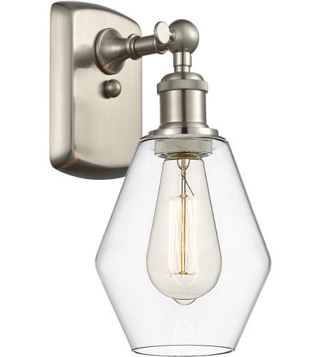 Innovations Lighting 516-1W-SN-G652-6 Ballston Cindyrella 1 Light 6 inch Brushed Satin Nickel Sconce Wall Light in Incandescent, Clear Glass