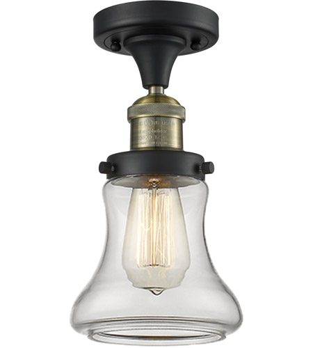 Innovations Lighting 517-1CH-BBB-G192-LED Bellmont LED 6 inch Black Brushed Brass Semi-Flush Mount Ceiling Light photo