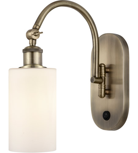 Innovations Lighting 518-1W-AB-G801 Ballston Clymer 1 Light 5 inch Antique Brass Sconce Wall Light