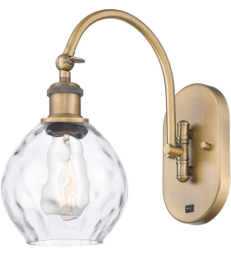 Innovations Lighting 518-1W-BB-G362-LED Ballston Waverly LED 6 inch Brushed Brass Sconce Wall Light