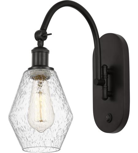 Innovations Lighting 518-1W-OB-G654-6 Ballston Cindyrella 1 Light 6 inch Oil Rubbed Bronze Sconce Wall Light in Incandescent, Seedy Glass