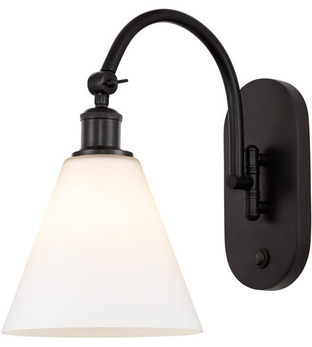 Innovations Lighting 518-1W-OB-GBC-81-LED Ballston Cone LED 8 inch Oil Rubbed Bronze Sconce Wall Light