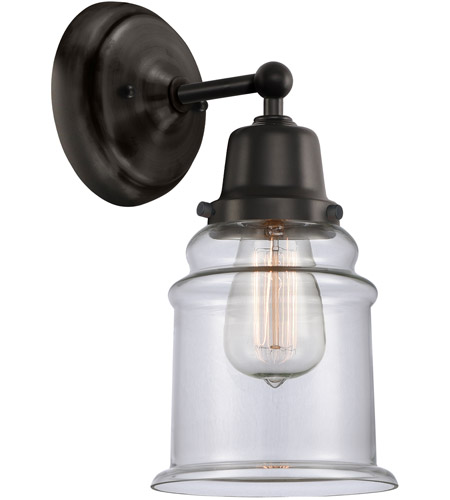 Innovations Lighting 623-1W-BK-G182-LED Aditi Canton LED 6 inch Matte Black Sconce Wall Light, Aditi