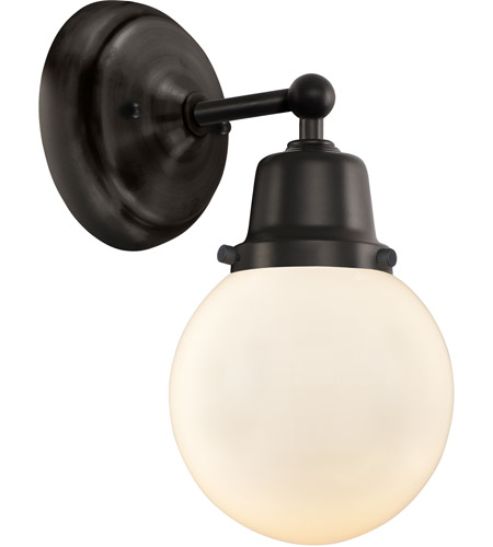 Innovations Lighting 623-1W-BK-G201-6-LED Aditi Beacon LED 6 inch Matte Black Sconce Wall Light, Aditi