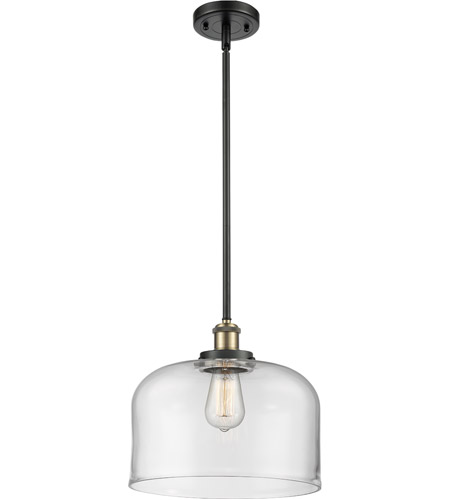 Innovations Lighting 916-1S-BAB-G72-L Ballston X-Large Bell 1 Light 8 inch Black Antique Brass Pendant Ceiling Light in Clear Glass photo