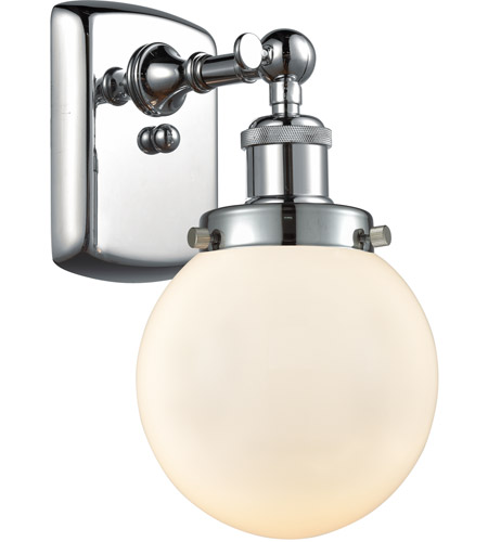 Innovations 916-1P-PC-G201-6-LED Transitional LED Mini Pendant from Ballston Collection in Chrome Finish, 