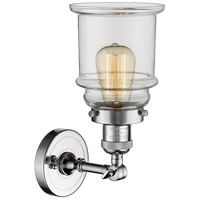 Innovations Lighting 203-PC-G182 Franklin Restoration Canton 1 Light 7 inch Polished Chrome Sconce Wall Light in Clear Glass, Franklin Restoration alternative photo thumbnail