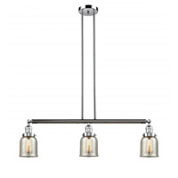 Innovations Lighting 213-PC-S-G58-LED Franklin Restoration Small Bell LED 38 inch Polished Chrome Island Light Ceiling Light in Silver Plated Mercury Glass, Franklin Restoration photo thumbnail