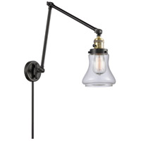 Innovations Lighting 238-BAB-G192-LED Bellmont 30 inch 3.50 watt Black Antique Brass Swing Arm Wall Light, Franklin Restoration thumb