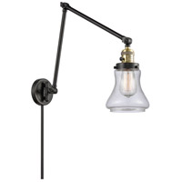 Innovations Lighting 238-BAB-G194-LED Bellmont 30 inch 3.50 watt Black Antique Brass Swing Arm Wall Light, Franklin Restoration thumb