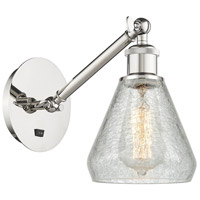 Innovations Lighting 317-1W-PN-G275-LED Ballston Conesus LED 6 inch Polished Nickel Sconce Wall Light thumb