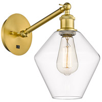 Innovations Lighting 317-1W-SG-G652-8 Ballston Cindyrella 1 Light 8 inch Satin Gold Sconce Wall Light thumb