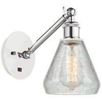 Innovations Lighting 317-1W-WPC-G275 Ballston Conesus 1 Light 6 inch White and Polished Chrome Sconce Wall Light thumb