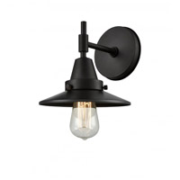 Innovations Lighting 447-1W-BAB-M6-BK-LED Caden LED 8 inch Black Antique Brass Sconce Wall Light thumb