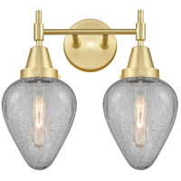 Innovations Lighting 447-2W-SB-G165-LED Caden LED 16 inch Satin Brass Bath Vanity Light Wall Light thumb
