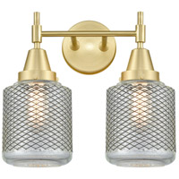 Innovations Lighting 447-2W-SB-G262 Caden 2 Light 15 inch Satin Brass Bath Vanity Light Wall Light thumb