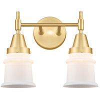 Innovations Lighting 447-2W-SG-G181S Caden 2 Light 14 inch Satin Gold Bath Vanity Light Wall Light thumb