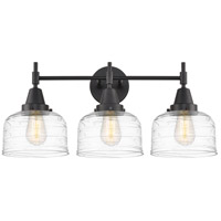 Innovations Lighting 447-3W-BK-G713-LED Caden LED 26 inch Matte Black Bath Vanity Light Wall Light thumb