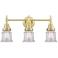 Innovations Lighting 447-3W-SB-G182S Caden 3 Light 23 inch Satin Brass Bath Vanity Light Wall Light in Clear Glass thumb