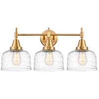 Innovations Lighting 447-3W-SG-G713 Caden 3 Light 26 inch Satin Gold Bath Vanity Light Wall Light thumb
