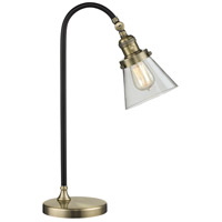 Innovations Lighting 515-1L-BAB-G62-LED Black Brook 22 inch 3 watt Black Antique Brass Lamp Portable Light thumb
