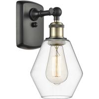 Innovations Lighting 516-1W-BAB-G652-6-LED Ballston Cindyrella LED 6 inch Black Antique Brass Sconce Wall Light in Clear Glass photo thumbnail