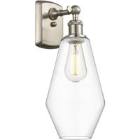Innovations Lighting 516-1W-SN-G652-7-LED Ballston Cindyrella LED 7 inch Brushed Satin Nickel Sconce Wall Light in Clear Glass thumb