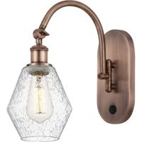 Innovations Lighting 518-1W-AC-G654-6-LED Ballston Cindyrella LED 6 inch Antique Copper Sconce Wall Light in Seedy Glass thumb
