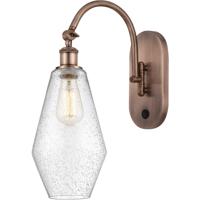 Innovations Lighting 518-1W-AC-G654-7 Ballston Cindyrella 1 Light 7 inch Antique Copper Sconce Wall Light in Incandescent, Seedy Glass thumb
