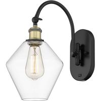 Innovations Lighting 518-1W-BAB-G652-8 Ballston Cindyrella 1 Light 8 inch Black Antique Brass Sconce Wall Light in Incandescent, Clear Glass thumb