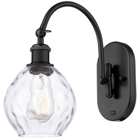 Innovations Lighting 518-1W-BK-G362-LED Ballston Waverly LED 6 inch Matte Black Sconce Wall Light thumb
