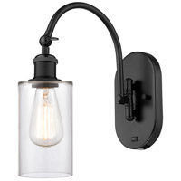 Innovations Lighting 518-1W-BK-G802-LED Ballston Clymer LED 5 inch Matte Black Sconce Wall Light thumb