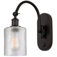 Innovations Lighting 518-1W-OB-G112-LED Ballston Cobbleskill LED 5 inch Oil Rubbed Bronze Sconce Wall Light thumb