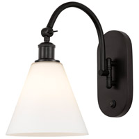 Innovations Lighting 518-1W-OB-GBC-81-LED Ballston Cone LED 8 inch Oil Rubbed Bronze Sconce Wall Light thumb
