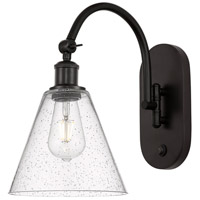 Innovations Lighting 518-1W-OB-GBC-84-LED Ballston Cone LED 8 inch Oil Rubbed Bronze Sconce Wall Light thumb