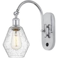 Innovations Lighting 518-1W-PC-G654-6 Ballston Cindyrella 1 Light 6 inch Polished Chrome Sconce Wall Light in Incandescent, Seedy Glass thumb