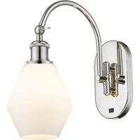 Innovations Lighting 518-1W-PN-G651-6 Ballston Cindyrella 1 Light 6 inch Polished Nickel Sconce Wall Light in Incandescent, Matte White Glass thumb