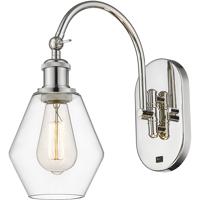 Innovations Lighting 518-1W-PN-G652-6-LED Ballston Cindyrella LED 6 inch Polished Nickel Sconce Wall Light in Clear Glass thumb