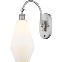 Innovations Lighting 518-1W-SN-G651-7 Ballston Cindyrella 1 Light 7 inch Brushed Satin Nickel Sconce Wall Light in Incandescent, Matte White Glass thumb