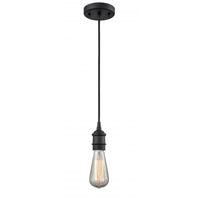 Innovations Lighting 561-1P-BK Bare Bulb 1 Light 2 inch Matte Black Mini Pendant Ceiling Light thumb