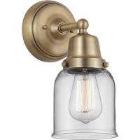 Innovations Lighting 623-1W-BB-G52 Aditi Bell 1 Light 5 inch Brushed Brass Sconce Wall Light in Clear Glass thumb