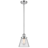 Innovations Lighting 916-1S-PC-G62 Ballston Small Cone 1 Light 6 inch Polished Chrome Pendant Ceiling Light in Clear Glass, Ballston photo thumbnail