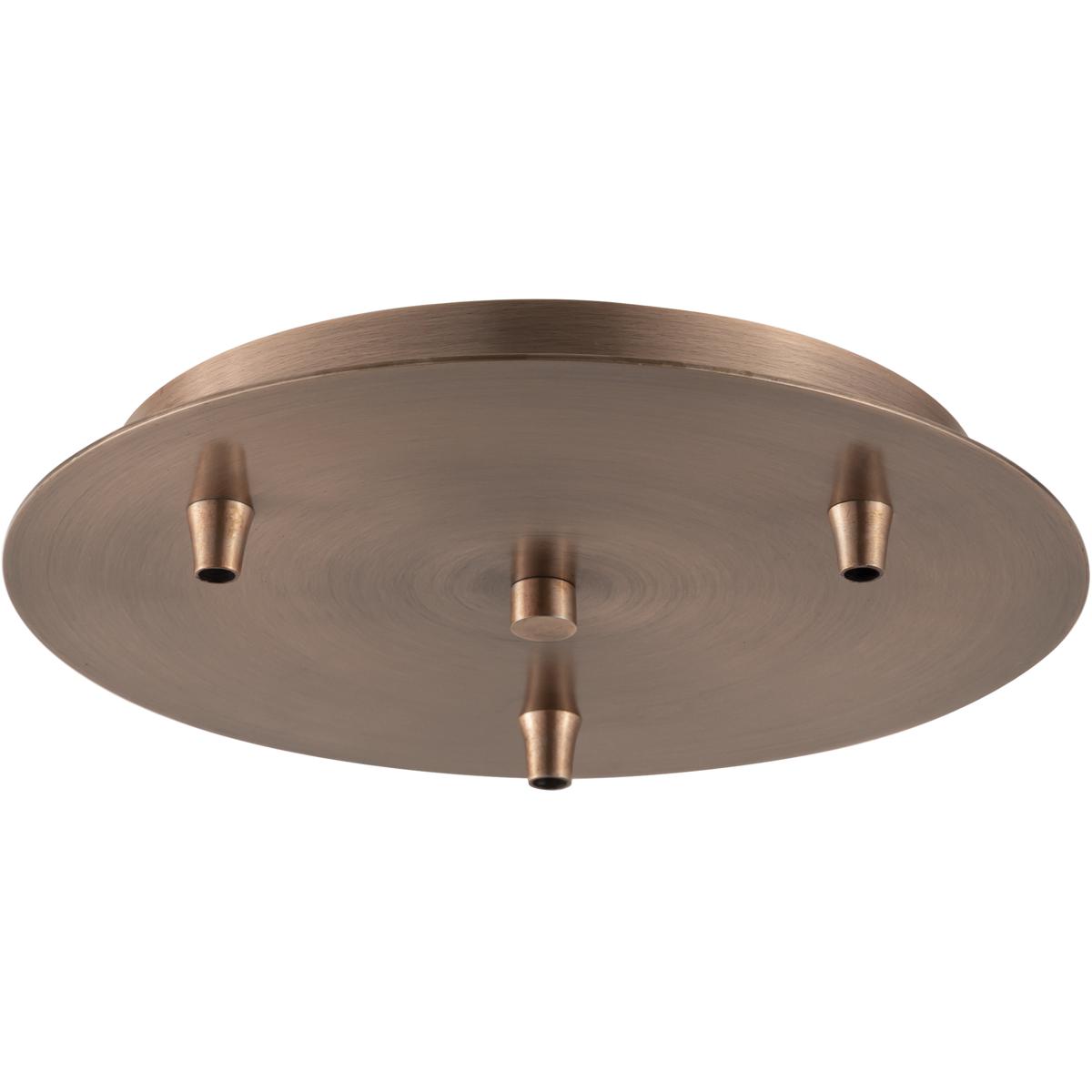 Innovations Lighting 113AC Custom Cord Antique Copper Multi Port Canopy Round