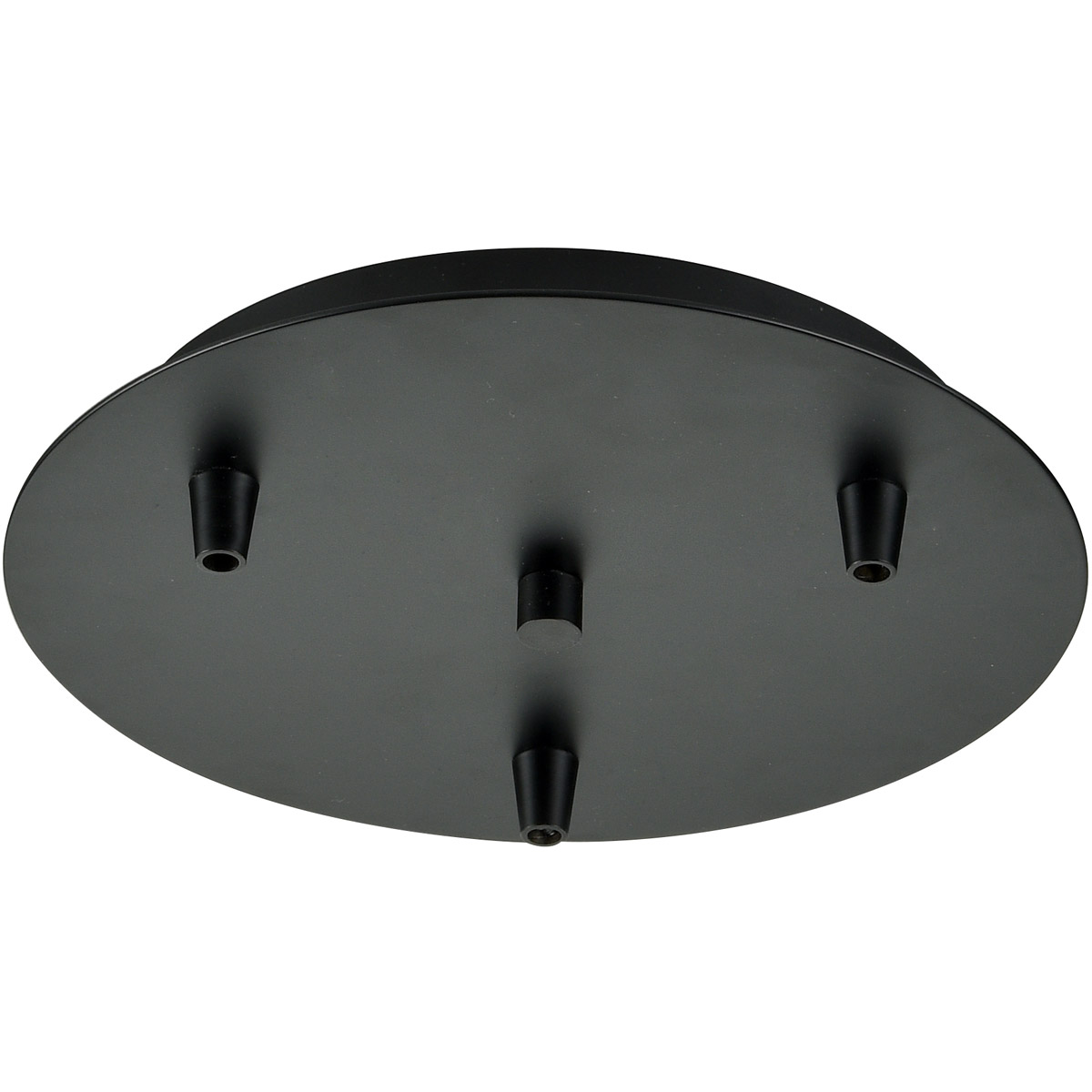 Innovations Lighting 113BK Custom Cord Matte Black Multi Port Canopy Round